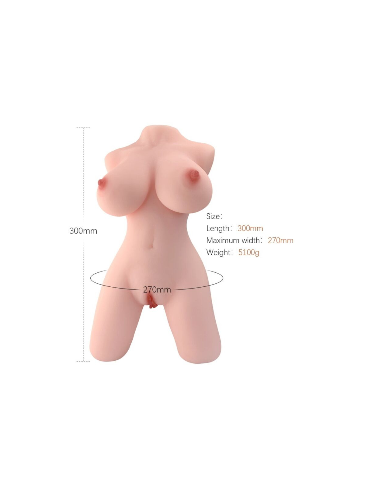 ARMONY - MODELLO REALISTICO DI TORSO FEMMINILE 5