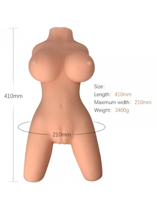 ARMONY - MODELLO REALISTICO DI TORSO FEMMINILE 8