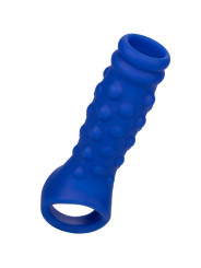 CALEXOTICS - ADMIRAL COPERTURA PER PENE CON PERLINE IN SILICONE LIQUIDO BLU