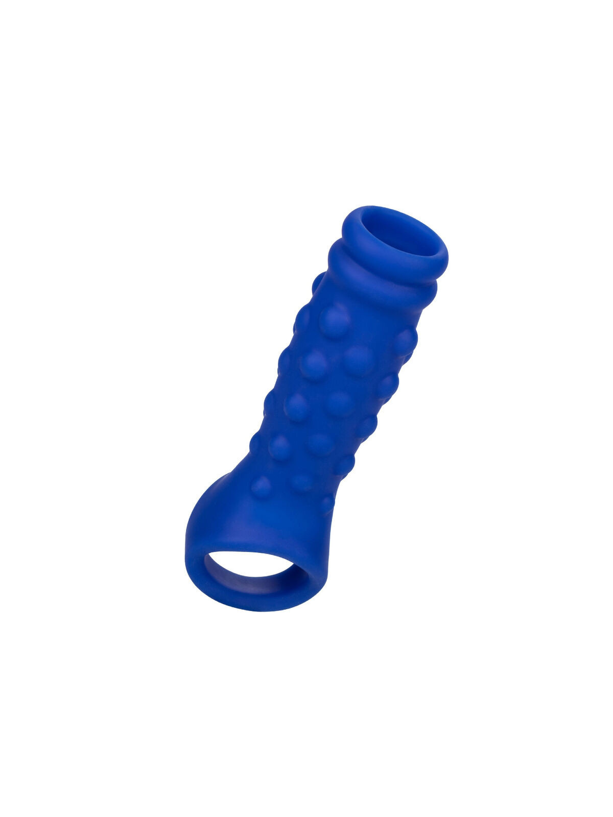 CALEXOTICS - ADMIRAL COPERTURA PER PENE CON PERLINE IN SILICONE LIQUIDO BLU