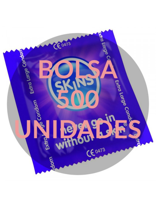 SKINS - PRESERVATIVO EXTRA LARGE BAG 500