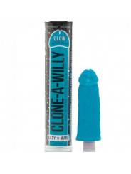 CLONE A WILLY - CLONATORE DEL PENE LUMINESCENTE BLU CON VIBRATORE