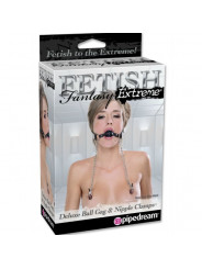 FETISH FANTASY EXTREME - DELUXE BALL GAG E MORSETTI NIPPLE