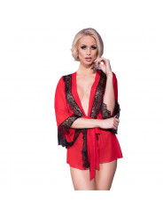 CHILIROSE - CR 4113 PEGNOIR ROSSO S/M