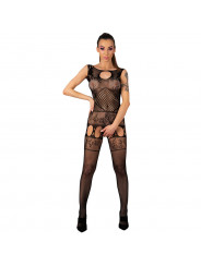 LIVCO CORSETTI FASHION - AMBROISE LC 17352 BODYSTOCKING CROTCHLESS NERO TAGLIA UNICA