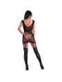 LIVCO CORSETTI FASHION - BODYSTOCKING BRODNEY NERO TAGLIA UNICA