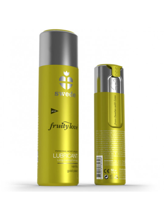 SWEDE - FRUITY LOVE LUBRIFICANTE VANIGLIA GOLD PERA 100 ML