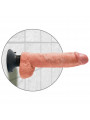 KING COCK - DILDO VIBRANTE CON TESTICOLI 25.5 CM COLORE NATURALE