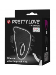 PRETTY LOVE - THIMBLE ANELLO VIBRATORE NERO