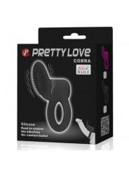 PRETTY LOVE - COBRA ANELLO VIBRATORE NERO