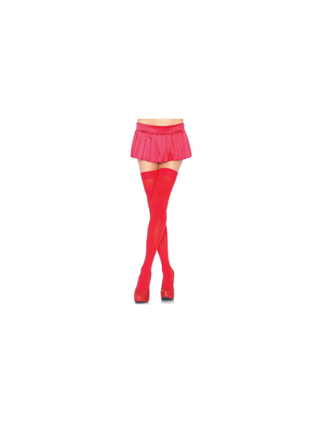 LEG AVENUE - CALZAMAGLIA IN NYLON ROSSO