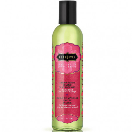 KAMASUTRA - NATURALS OLIO DA MASSAGGIO DIVINO ALLA FRAGOLA 236ML