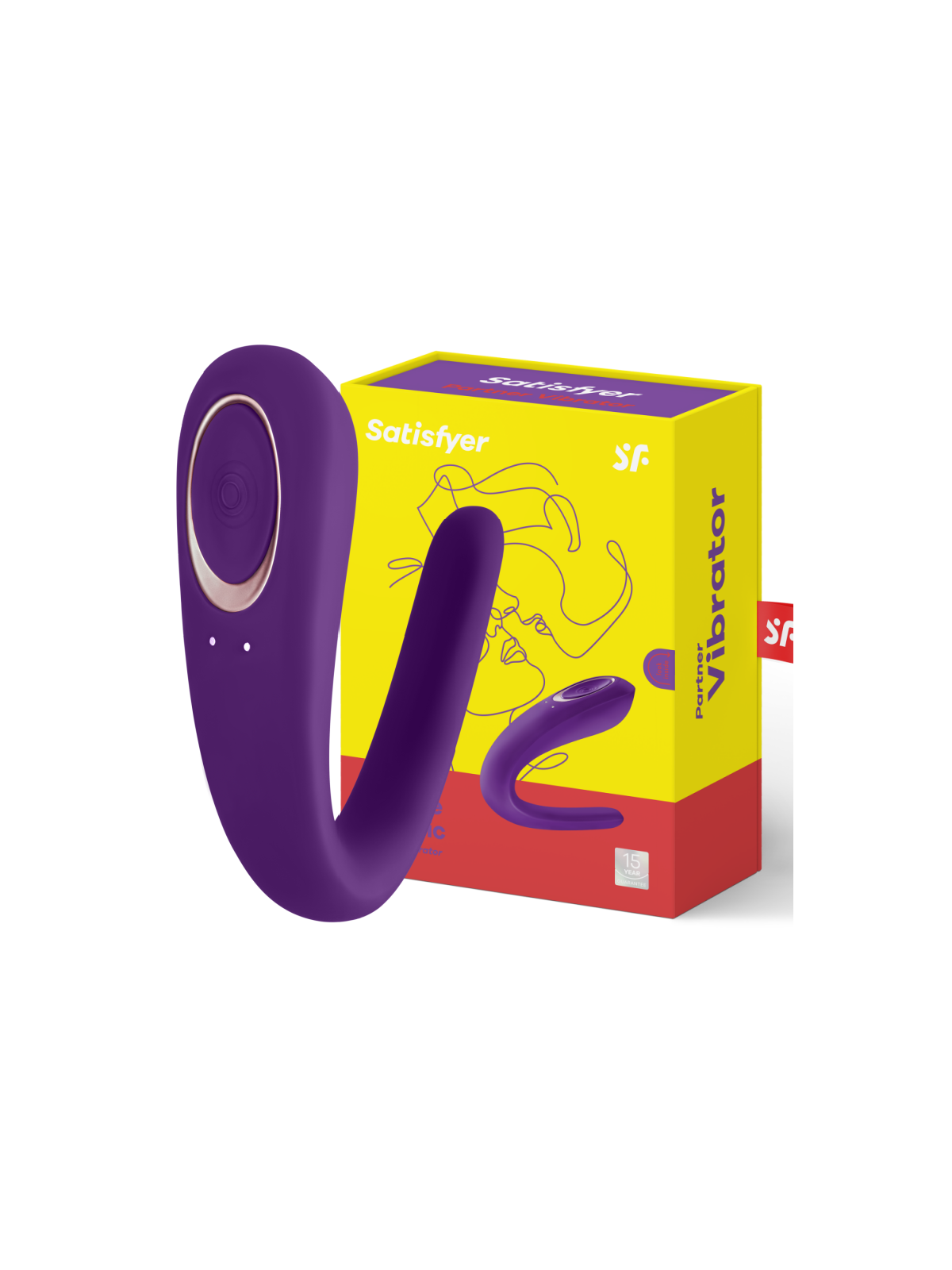 SATISFYER - VIBRATORE GIOCATTOLO PARTNER CHE STIMOLA ENTRAMBI I PARTNER