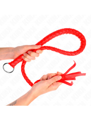 KINK - FRUSTA SERPENTE CON ANELLO MANO ROSSO 65 CM