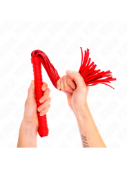 KINK - FRUSTA CON MANICO ROSSO STRUTTURATO 48,5 CM