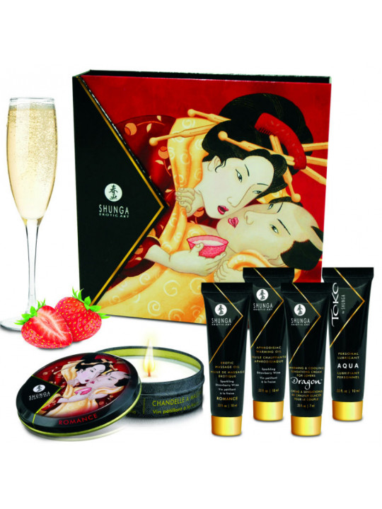 SHUNGA - KIT SEGRETO GEISHA FRAGOLE E CAVA