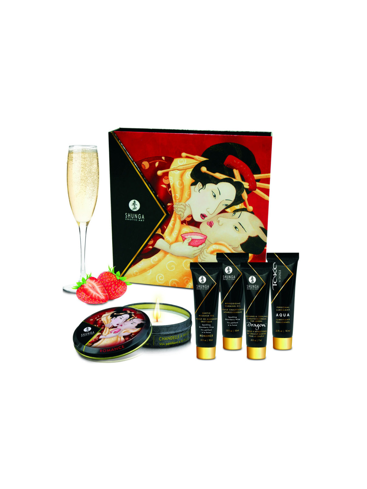 SHUNGA - KIT SEGRETO GEISHA FRAGOLE E CAVA