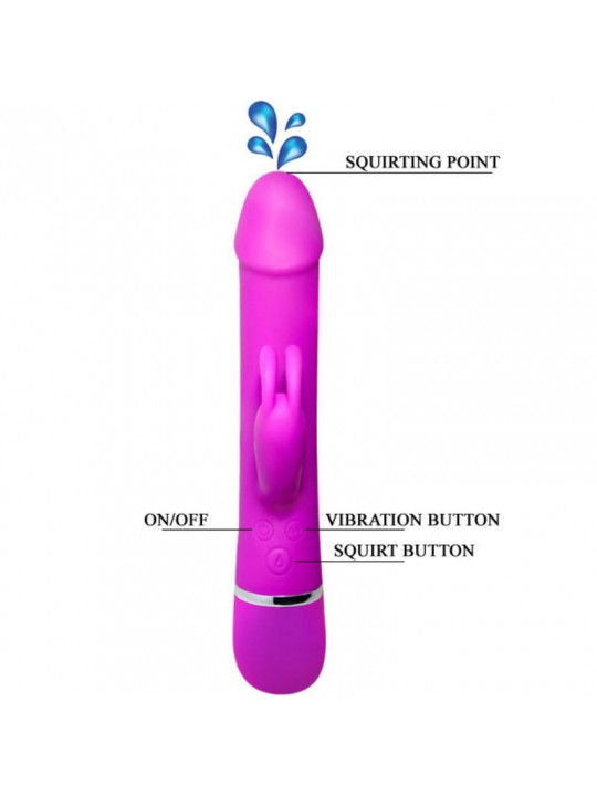 PRETTY LOVE - VIBRATORE HENRY 12 MODALIT DI VIBRAZIONE E FUNZIONE SQUIRT