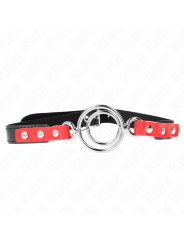 KINK - GAG CON O-RING MULTIPLI 4/4,8 CM ROSSO 38 X 56 CM