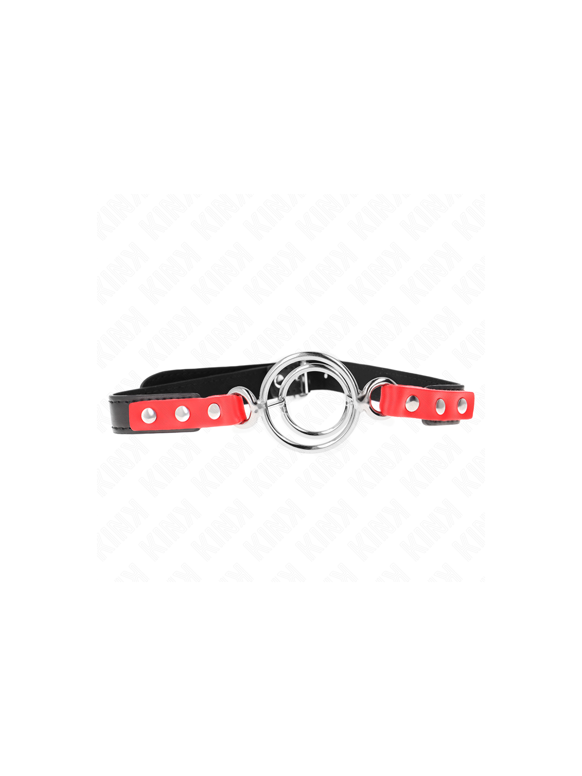 KINK - GAG CON O-RING MULTIPLI 4/4,8 CM ROSSO 38 X 56 CM