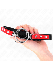 KINK - GAG CON O-RING MULTIPLI 4/4,8 CM ROSSO 38 X 56 CM