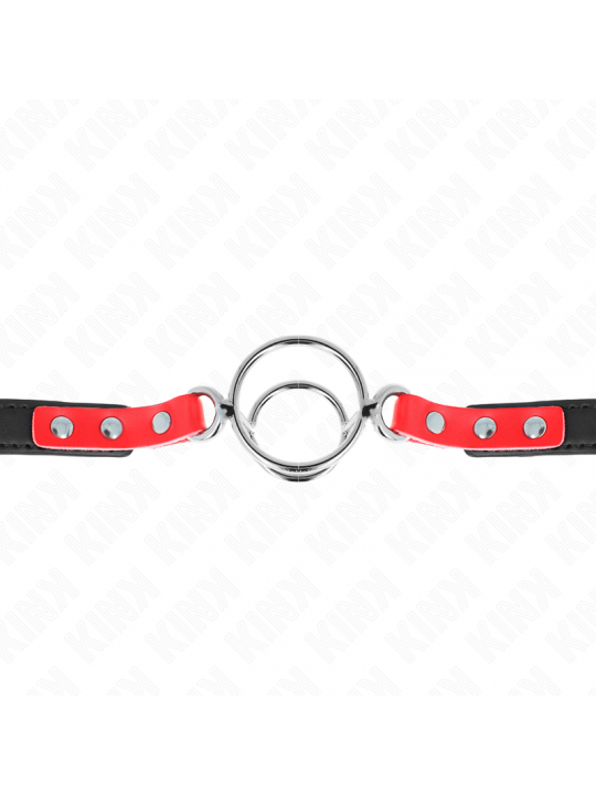 KINK - GAG CON O-RING MULTIPLI 4/4,8 CM ROSSO 38 X 56 CM