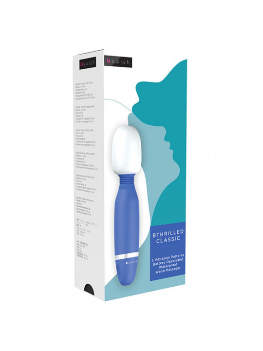 B SWISH - BTHRILLED CLASSIC WAND VIBRATORE DENIM