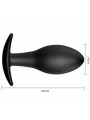 PRETTY LOVE - PLUG ANALE ANCORANTE IN SILICONE 8.5 CM NERO