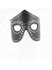 KINK - MASCHERA IN SIMILPELLE CON RIVETTI MODELLO 2 30 x 12 CM