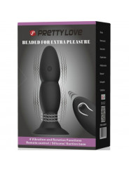 PRETTY LOVE - SPINA VIBRATORE E ROTAZIONE TRAMITE TELECOMANDO