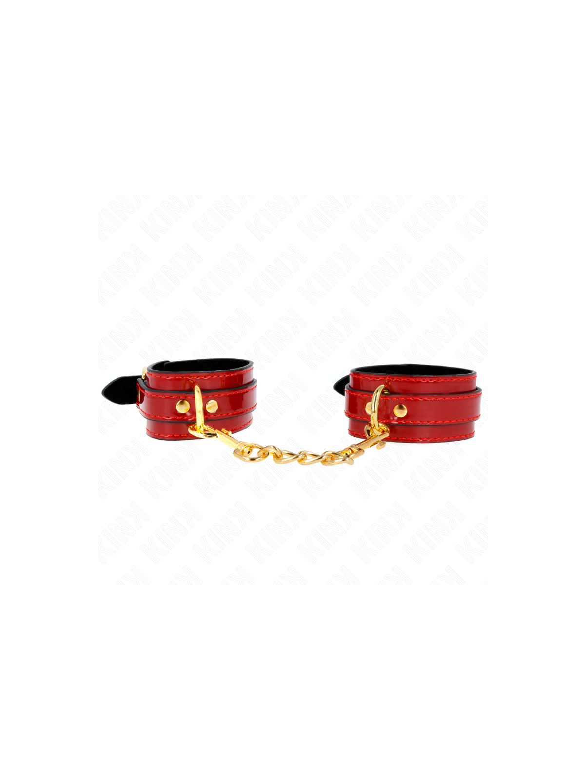 KINK - POLSINI JOANNA ANGEL ROSSO REGOLABILE CON CATENA ORO 16.5-26 CM X 4 CM