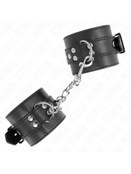 KINK - RESISTENZA DA POLSO NERA CON CINTURA NERA REGOLABILE 17-28 CM X 6 CM