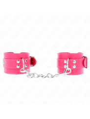 KINK - TENUTA DA POLSO ROSA LAMPONE CON FODERA ROSA LAMPONE REGOLABILE 20-28 CM X 5,5 CM