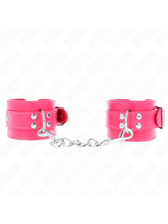 KINK - TENUTA DA POLSO ROSA LAMPONE CON FODERA ROSA LAMPONE REGOLABILE 20-28 CM X 5,5 CM