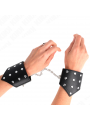 KINK - BRACCIALI STILE PUNTO NERO CON CATENA REGOLABILE 17-23 CM X 8,5 CM