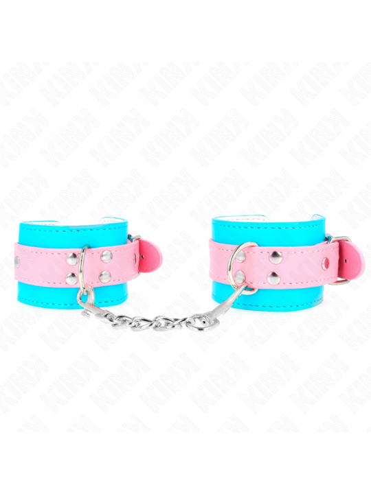 KINK - GRAZIOSI POGGIPOLSI BLU/ROSA REGOLABILI 16-28 CM X 5 CM