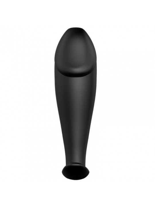 PRETTY LOVE - PLUG ANALE IN SILICONE FORMA DEL PENE E 12 MODALIT DI VIBRAZIONE NERO