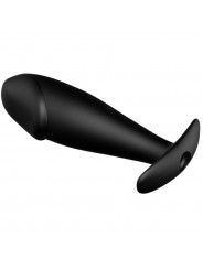 PRETTY LOVE - PLUG ANALE IN SILICONE FORMA DEL PENE E 12 MODALIT DI VIBRAZIONE NERO