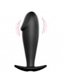 PRETTY LOVE - PLUG ANALE IN SILICONE FORMA DEL PENE E 12 MODALIT DI VIBRAZIONE NERO