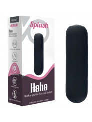 ARMONY - SPLASH HAHA VIBRATORE BULLET IN SILICONE 10 VIBRAZIONI 75 X 19 CM NERO