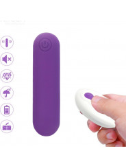 ARMONY - SPLASH JOLINE VIBRATORE BULLET IN SILICONE TELECOMANDO 10 VIBRAZIONI 65 X 15 CM VIOLA