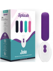 ARMONY - SPLASH JOIE VIBRATORE BULLET TELECOMANDO IN SILICONE 10 VIBRAZIONI 75 X 19 CM VIOLA