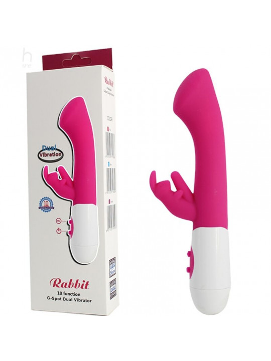 ARMONY - VIBRATORE E STIMOLATORE RABBIT G SPOT 10 VELOCITÀ ROSA