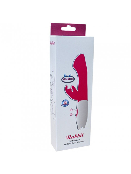 ARMONY - VIBRATORE E STIMOLATORE RABBIT G SPOT 10 VELOCITÀ ROSA