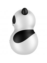 SATISFYER - POCKET PANDA STIMOLATORE E VIBRATORE IN BIANCO E NERO