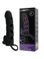 PRETTY LOVE - COPERTURA IN SILICONE CON VIBRAZIONE 15.2 CM