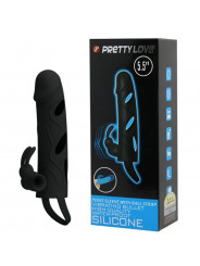 PRETTY LOVE - COPERTURA IN SILICONE CON VIBRAZIONE 14 CM 1.0