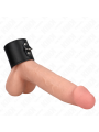 KINK - ANELLO PER PENE IN PELLE CON CHIUSURA A PRESSIONE 18 X 5 CM