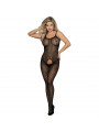 SUBBLIME - 951726 BODYSTOCKING A RETE ELASTICA NERA SENZA CAVALLO TAGLIA UNICA