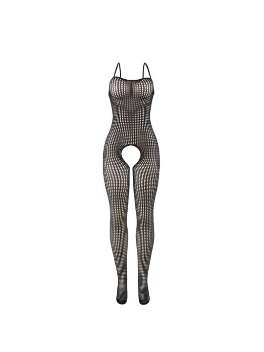 SUBBLIME - 951726 BODYSTOCKING A RETE ELASTICA NERA SENZA CAVALLO TAGLIA UNICA